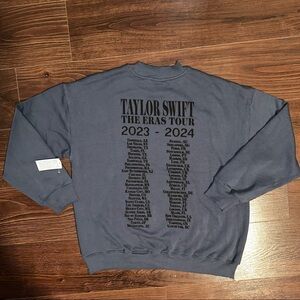 Taylor Swift Eras Tour Blue Crewneck